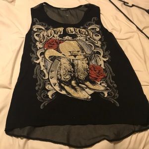 Cowgirl tank top